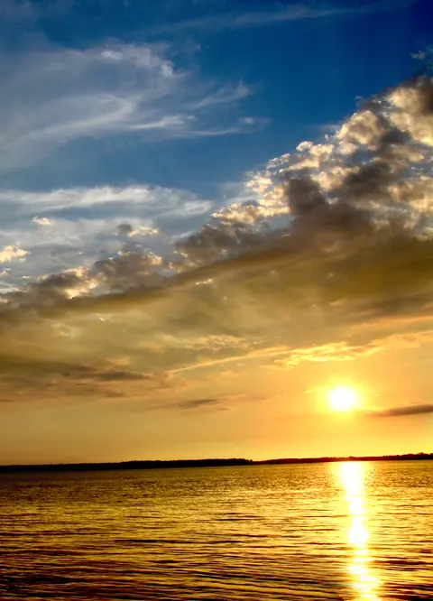 Sunset over Breton Bay in St. Mary’s County